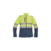 GRANADA HV SOFTSH.bunda žlutá/navy L