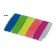 Záložky samolepící PP 12x48,5mm 5 neon barev 5x20 listů Concorde