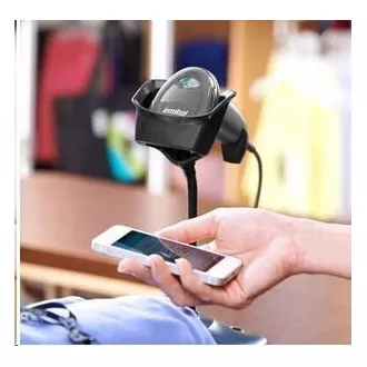 Zebra čtečka DS4608 SR 2D black + USB kabel, stojánek (náhrada za DS4308)