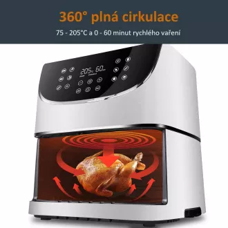Cosori CP158-AF PREMIUM – 5.5L horkovzdušná fritéza + 5x špíz a gril. rošt, white Cosori CP158-AF PREMIUM – 5.5L horkovzdušná fritéza + 5x špíz a gril. rošt, white