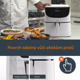 Cosori CP158-AF PREMIUM – 5.5L horkovzdušná fritéza + 5x špíz a gril. rošt, white Cosori CP158-AF PREMIUM – 5.5L horkovzdušná fritéza + 5x špíz a gril. rošt, white
