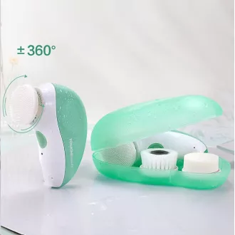 TOUCHBeauty 1387A Čisticí kartáč na pleť 3v1 zelený TOUCHBeauty 1387A Čisticí kartáč na pleť 3v1 zelený
