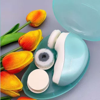 TOUCHBeauty 1387A Čisticí kartáč na pleť 3v1 zelený TOUCHBeauty 1387A Čisticí kartáč na pleť 3v1 zelený