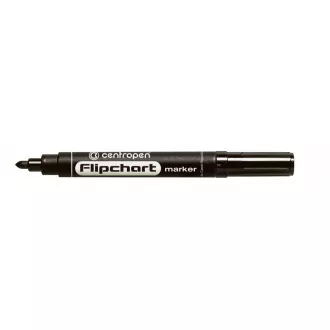 Značkovač Centropen 8550 na Flipchart černý válcový hrot 2,5mm