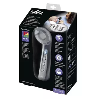 Braun BNT400B bezdotykový teploměr, extrémně citlivý senzor, technologie Age Precision, černý Braun BNT400B bezdotykový teploměr, extrémně citlivý senzor, technologie Age Precision, černý