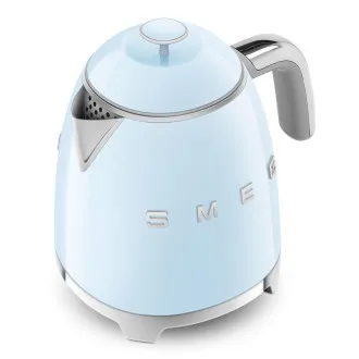 Smeg KLF05PBEU mini rychlovarná konvice, 0, 8 l / 3 šálky, 1400 W, styl 50. let, pastelově modrá
