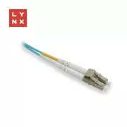 LYNX duplexní patch kabel MM, OM3, LC/LC, 50/125µm, 2m