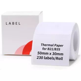 Niimbot štítky R 50x30mm 230ks White pro B21, B21S, B3S, B1
