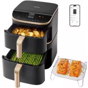 Cosori Turbo Tower Pro chytrá horkovzdušná fritéza 10, 8l černá