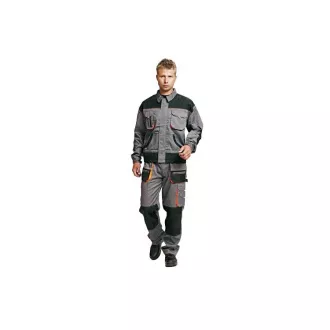 FF CARL BE-01-003 kalhoty bílá/šedá 50