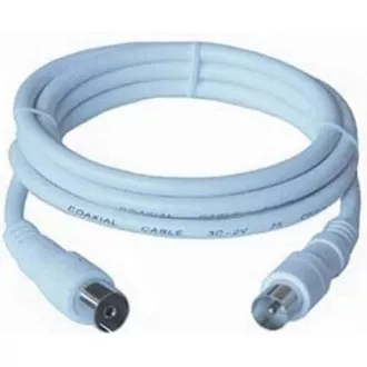 PREMIUMCORD TV kabel anténní propojovací 2m (koaxiální, M/F, 75 Ohm)