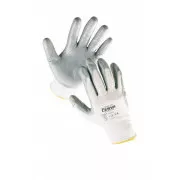 BABBLER rukavice nylon. nitril. dlaň 8