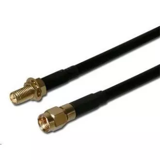 Koaxiální WLAN Antenní prodlužovací SMA male reverse - SMA female reverse, 10m