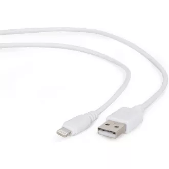 GEMBIRD Kabel USB 2.0 Lightning (IP5 a vyšší) nabíjecí a synchronizační kabel, 2m, bílý GEMBIRD Kabel USB 2.0 Lightning (IP5 a vyšší) nabíjecí a synchronizační kabel, 2m, bílý