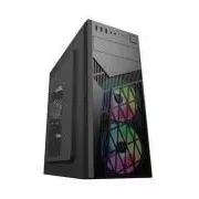 EUROCASE skříň ML N6-560B, ATX, 2x USB-A, 2x 120mm ARGB Fan, černá