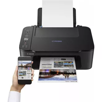Canon PIXMA Tiskárna TS3450 black - barevná, MF (tisk, kopírka, sken, cloud), USB, Wi-Fi