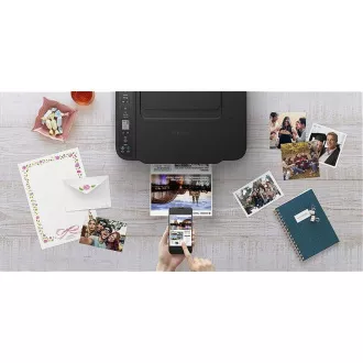 Canon PIXMA Tiskárna TS3450 black - barevná, MF (tisk, kopírka, sken, cloud), USB, Wi-Fi