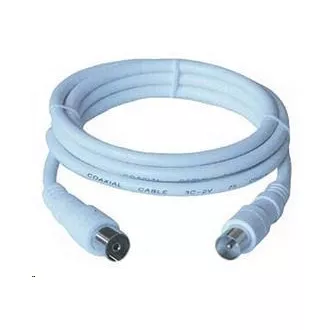 PREMIUMCORD TV kabel anténní propojovací 2m (koaxiální, M/F, 75 Ohm)
