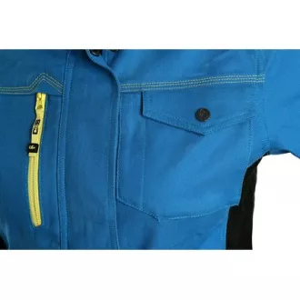 Blůza CXS STRETCH, 170-176cm, pánská, středně modrá-černá, vel. 52