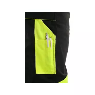 Kalhoty do pasu CXS SIRIUS BRIGHTON, zimní, pánské, černo-žluté, vel.44-46 Kalhoty do pasu CXS SIRIUS BRIGHTON, zimní, pánské, černo-žluté, vel.44-46
