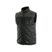 Vesta CXS SEATTLE, pánská, zimní, fleece, černo-šedá, vel. XL