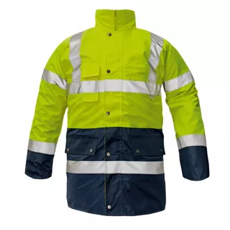BI ROAD bunda HV oranžová/navy M BI ROAD bunda HV oranžová/navy M