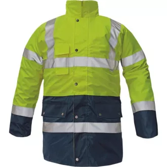 BI ROAD bunda HV žlutá/navy XXXL BI ROAD bunda HV žlutá/navy XXXL