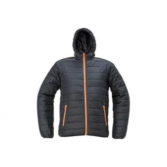 MAX VIVO LIGHT bunda černá/oranžová vel. XXXL MAX VIVO LIGHT bunda černá/oranžová vel. XXXL