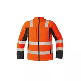 MALTON softshell. bunda HV oranžová L MALTON softshell. bunda HV oranžová L