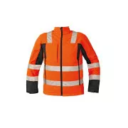 MALTON softshell. bunda HV oranžová XXL