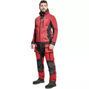 HUYER SOFTSHELL bunda červená 3XL