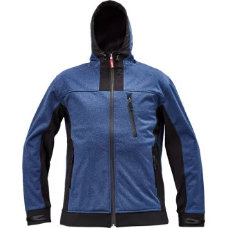 HUYER SOFTSHELL bunda royal modrá S