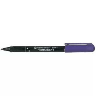 Popisovač Centropen 2846 permanent fialový válcový hrot 1mm Popisovač Centropen 2846 permanent fialový válcový hrot 1mm