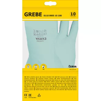 GREBE GREEN rukavice nitril zel. 33 cm 11