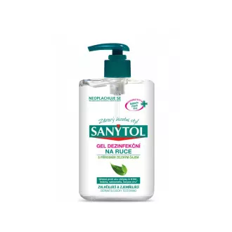 Dezinfekce rukou gel Sanytol zelený čaj 250ml Dezinfekce rukou gel Sanytol zelený čaj 250ml