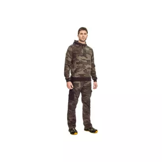 CRAMBE mikina s kapucí camouflage L CRAMBE mikina s kapucí camouflage L