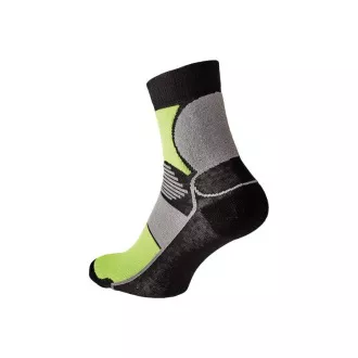 KNOXFIELD BASIC ponožky černá/žlut 43/44