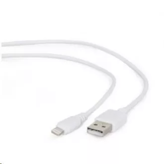 GEMBIRD Kabel USB 2.0 Lightning (IP5 a vyšší) nabíjecí a synchronizační kabel, 2m, bílý GEMBIRD Kabel USB 2.0 Lightning (IP5 a vyšší) nabíjecí a synchronizační kabel, 2m, bílý