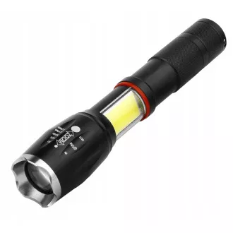 USB svítilna COB U3 LED s funkcí ZOOM 9W