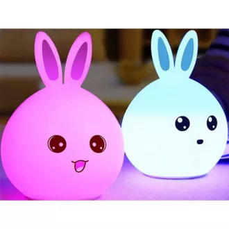 Dětská noční LED lampička KRÁLÍČEK + RGB ovladač Dětská noční LED lampička KRÁLÍČEK + RGB ovladač