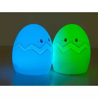 Dětská noční LED lampička VAJÍČKO RGB