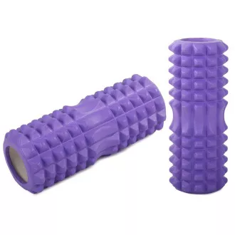 Masážní fitness válec ROLLER YOGA 32x13cm, Fialová Masážní fitness válec ROLLER YOGA 32x13cm, Fialová