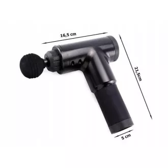 Masážní relaxační pistole DK-157, Černá Masážní relaxační pistole DK-157, Černá