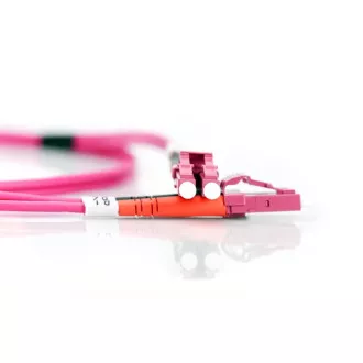 DIGITUS Fiber Optic Patch Cord, LC to LC, Multimode OM4 - 50/125 µ, Duplex Length 7m
