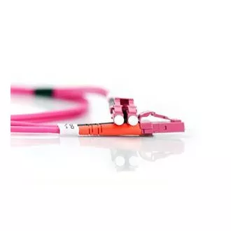 DIGITUS Fiber Optic Patch Cord, LC to LC, Multimode OM4 - 50/125 µ, Duplex Length 7m