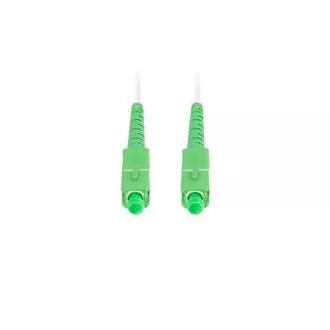 LANBERG optický patch cord SM SC/APC-SC/APC simplex 10m LSZH G657B3 průměr 3mm, barva bílá LANBERG optický patch cord SM SC/APC-SC/APC simplex 10m LSZH G657B3 průměr 3mm, barva bílá