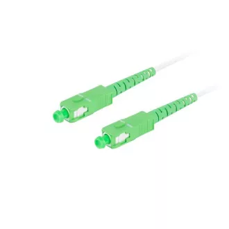 LANBERG optický patch cord SM SC/APC-SC/APC simplex 25m LSZH G657A2 průměr 3mm, barva bílá LANBERG optický patch cord SM SC/APC-SC/APC simplex 25m LSZH G657A2 průměr 3mm, barva bílá