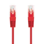 C-TECH Kabel patchcord Cat5e, UTP, červený, 3m