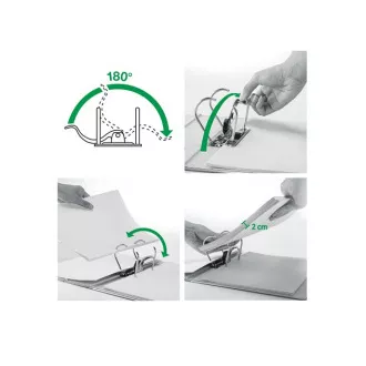 LEITZ Mobilní pořadač 180° Active UrbanChic, 82 mm, červená