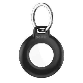 Belkin Bezpečné pouzdro na AirTag s vodotěsný přívěskem na klíče – černé Belkin Bezpečné pouzdro na AirTag s vodotěsný přívěskem na klíče – černé